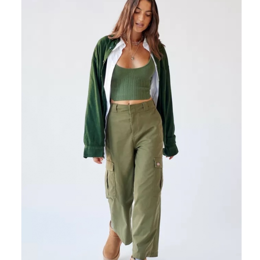 Dickies Twill Crop Cargo Pants - Picture 4 of 8